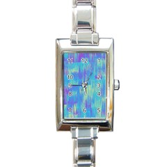 Vertical Behance Line Polka Dot Purple Green Blue Rectangle Italian Charm Watch by Mariart