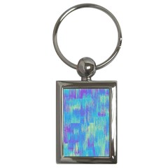 Vertical Behance Line Polka Dot Purple Green Blue Key Chains (rectangle)  by Mariart