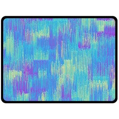 Vertical Behance Line Polka Dot Purple Green Blue Fleece Blanket (large)  by Mariart