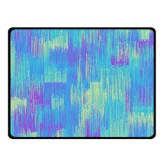 Vertical Behance Line Polka Dot Purple Green Blue Fleece Blanket (small)