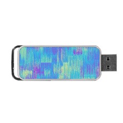 Vertical Behance Line Polka Dot Purple Green Blue Portable Usb Flash (two Sides) by Mariart