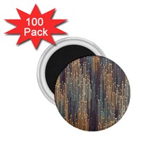 Vertical Behance Line Polka Dot Grey Orange 1 75  Magnets (100 Pack) 