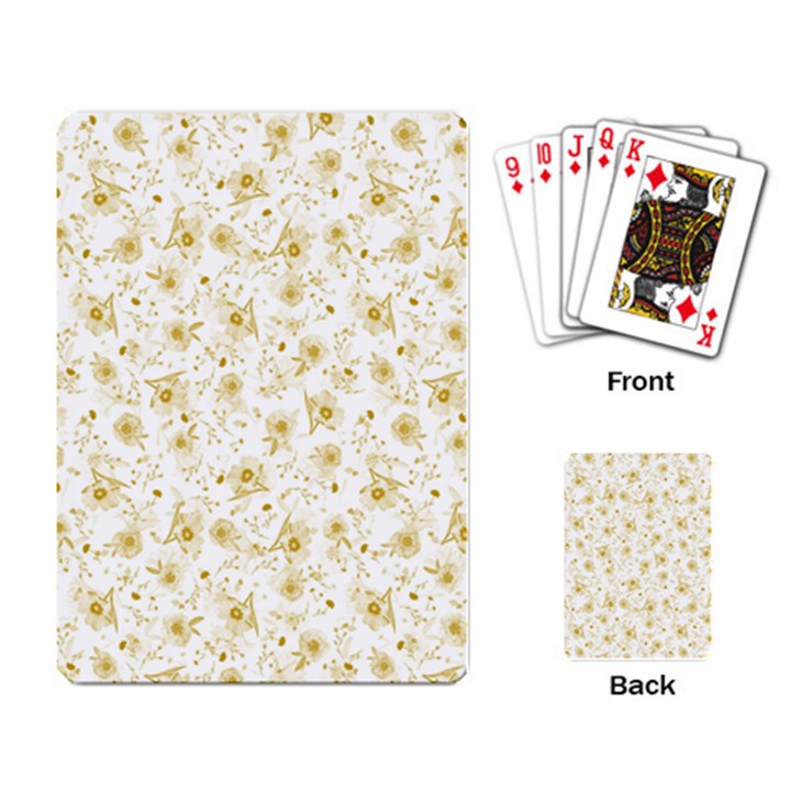 Floral pattern Playing Card