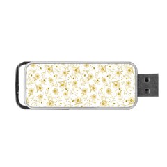 Floral Pattern Portable Usb Flash (two Sides) by ValentinaDesign