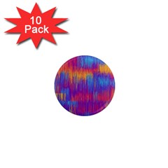 Vertical Behance Line Polka Dot Red Blue Orange 1  Mini Magnet (10 Pack)  by Mariart