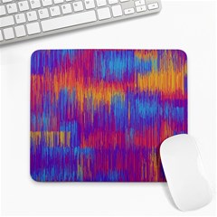 Vertical Behance Line Polka Dot Red Blue Orange Large Mousepads by Mariart