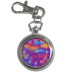 Vertical Behance Line Polka Dot Red Blue Orange Key Chain Watches