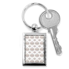 Dot Lotus Flower Flower Floral Key Chains (rectangle)  by Mariart