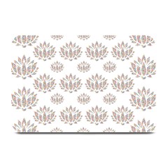 Dot Lotus Flower Flower Floral Plate Mats