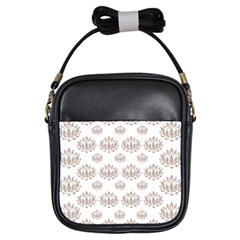 Dot Lotus Flower Flower Floral Girls Sling Bags by Mariart