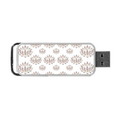 Dot Lotus Flower Flower Floral Portable Usb Flash (one Side) by Mariart