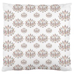 Dot Lotus Flower Flower Floral Standard Flano Cushion Case (one Side) by Mariart