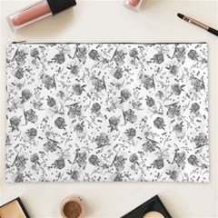 Floral Pattern Cosmetic Bag (xxl)  by ValentinaDesign