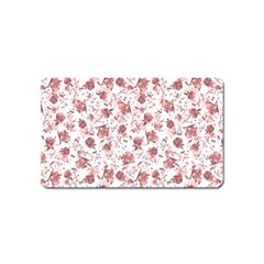 Floral Pattern Magnet (name Card) by ValentinaDesign