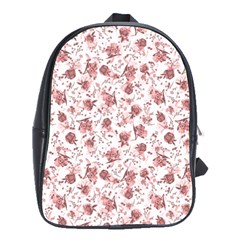 Floral Pattern School Bags(large)  by ValentinaDesign