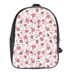 Floral pattern School Bags(Large)  Front