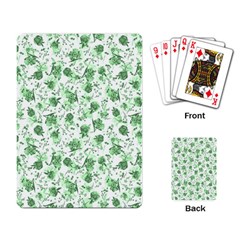 Floral Pattern Playing Card by ValentinaDesign