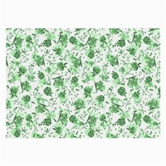 Floral Pattern Large Glasses Cloth (2-side) by ValentinaDesign