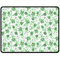 Floral Pattern Fleece Blanket (medium)  by ValentinaDesign