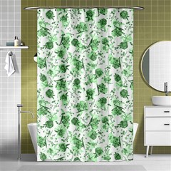 Floral Pattern Shower Curtain 48  X 72  (small)  by ValentinaDesign