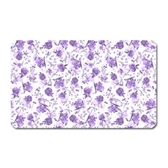 Floral Pattern Magnet (rectangular)