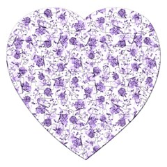 Floral Pattern Jigsaw Puzzle (heart)