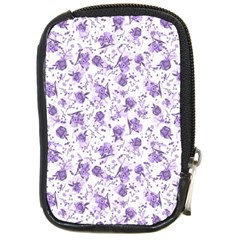 Floral Pattern Compact Camera Cases by ValentinaDesign