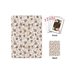 Floral Pattern Playing Cards (mini)  by ValentinaDesign