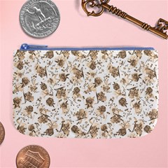 Floral Pattern Large Coin Purse by ValentinaDesign