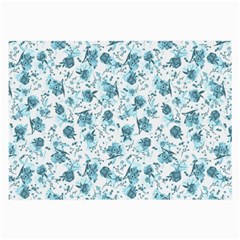 Floral Pattern Large Glasses Cloth (2-side) by ValentinaDesign