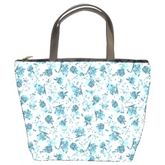 Floral Pattern Bucket Bags by ValentinaDesign