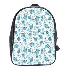 Floral Pattern School Bags (xl)  by ValentinaDesign