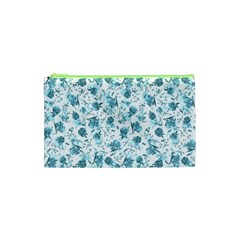 Floral Pattern Cosmetic Bag (xs) by ValentinaDesign