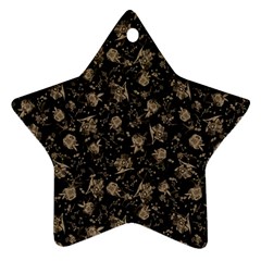 Floral Pattern Ornament (star) by ValentinaDesign