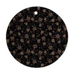 Floral Pattern Round Ornament (two Sides) by ValentinaDesign