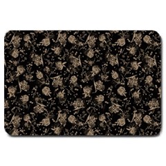 Floral Pattern Large Doormat 