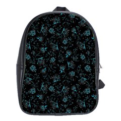 Floral Pattern School Bags (xl)  by ValentinaDesign