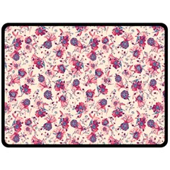 Floral Pattern Fleece Blanket (large)  by ValentinaDesign