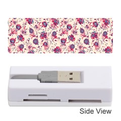 Floral Pattern Memory Card Reader (stick)  by ValentinaDesign