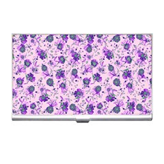 Floral Pattern Business Card Holders by ValentinaDesign