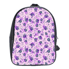 Floral Pattern School Bags(large)  by ValentinaDesign