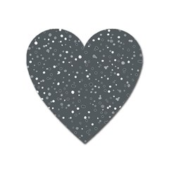 Dots Pattern Heart Magnet by ValentinaDesign