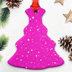 Dots Pattern Christmas Tree Ornament (two Sides) by ValentinaDesign