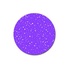 Dots Pattern Magnet 3  (round) by ValentinaDesign