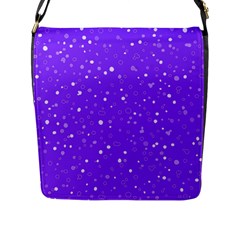 Dots Pattern Flap Messenger Bag (l)  by ValentinaDesign