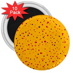 Dots Pattern 3  Magnets (10 Pack)  by ValentinaDesign