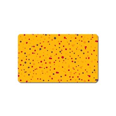 Dots Pattern Magnet (name Card) by ValentinaDesign