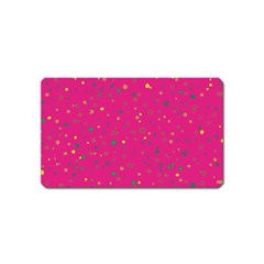 Dots Pattern Magnet (name Card) by ValentinaDesign