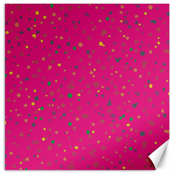 Dots pattern Canvas 12  x 12  