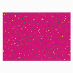 Dots Pattern Large Glasses Cloth (2-side) by ValentinaDesign